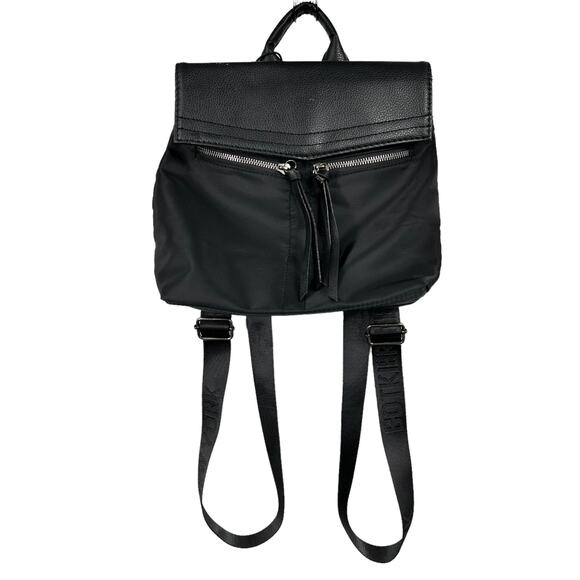 Botkier Handbags - Botkier Black Trigger Mini Backpack NWT Nylon Zippers Pockets